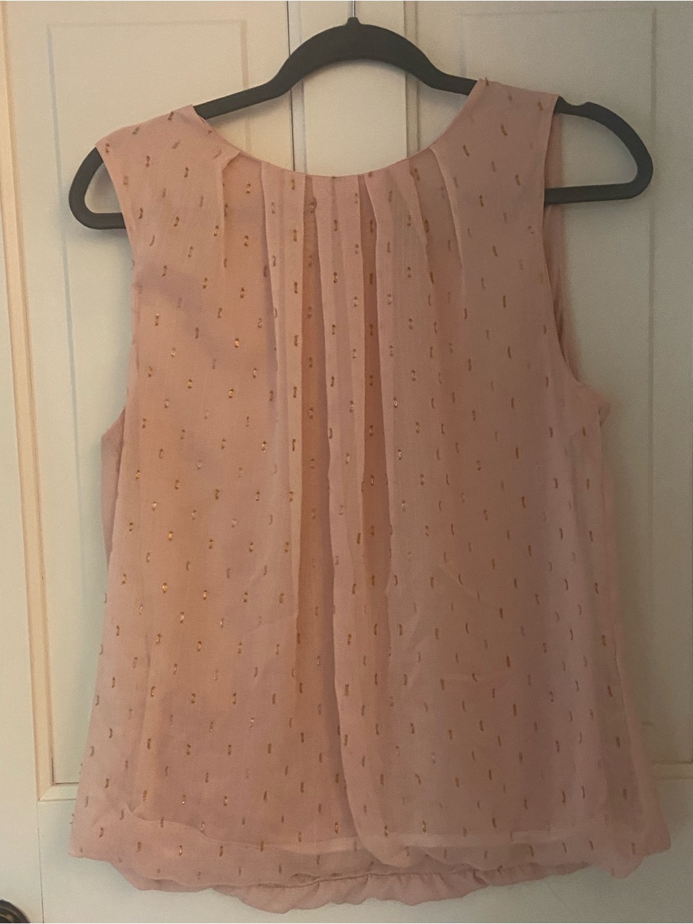 Light pink, sparkly tank